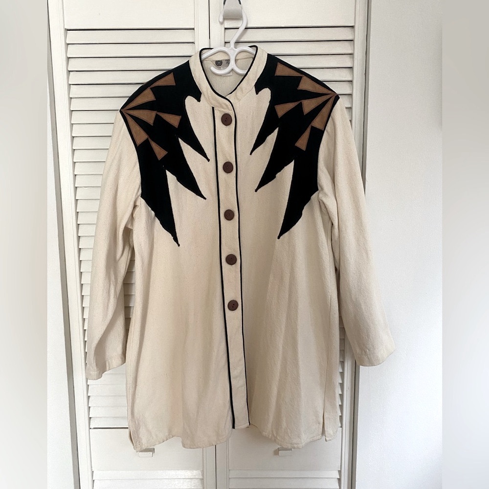 Western vintage Jacket with shoulder details